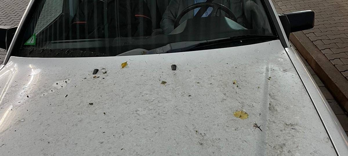 Das vermutlich dreckigste Auto des Abends