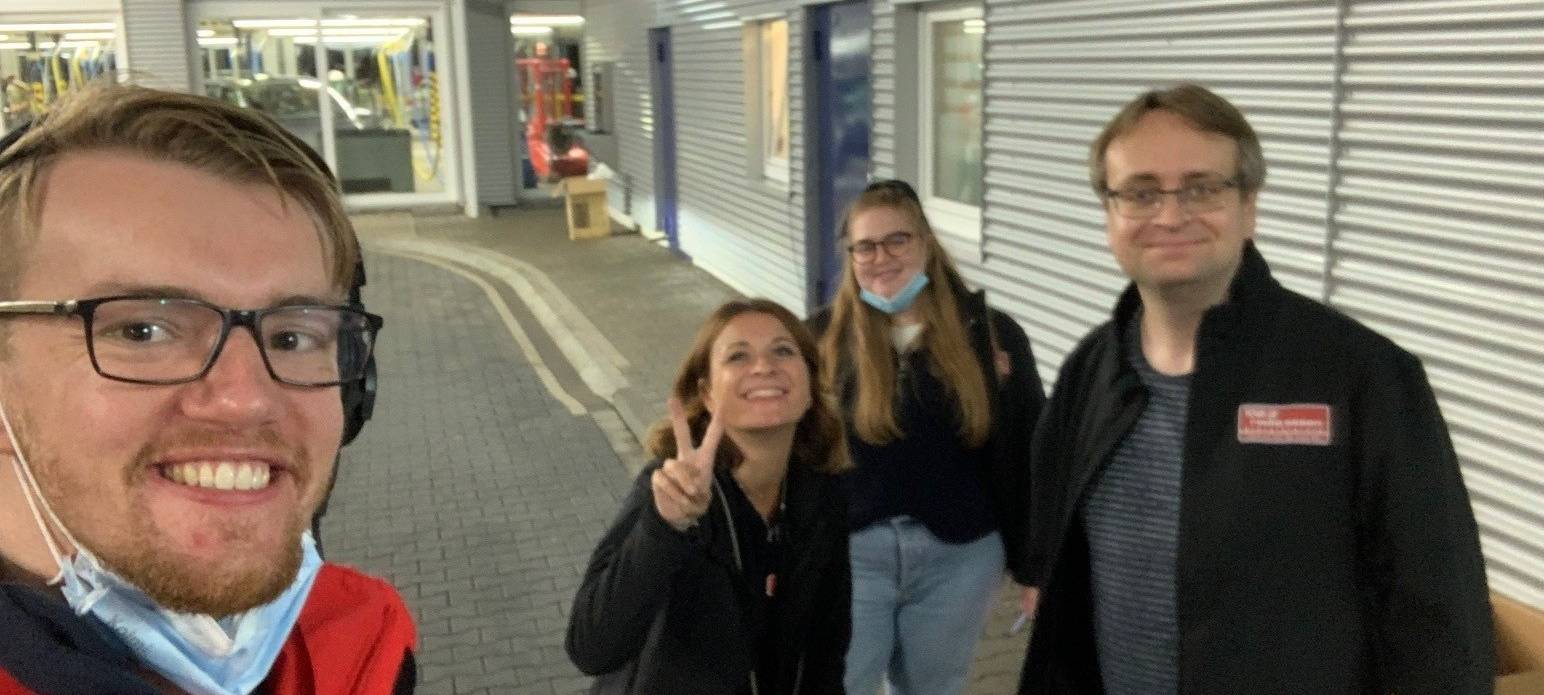 Das Radio Essen-Team im Westviertel hatte viel Spaß