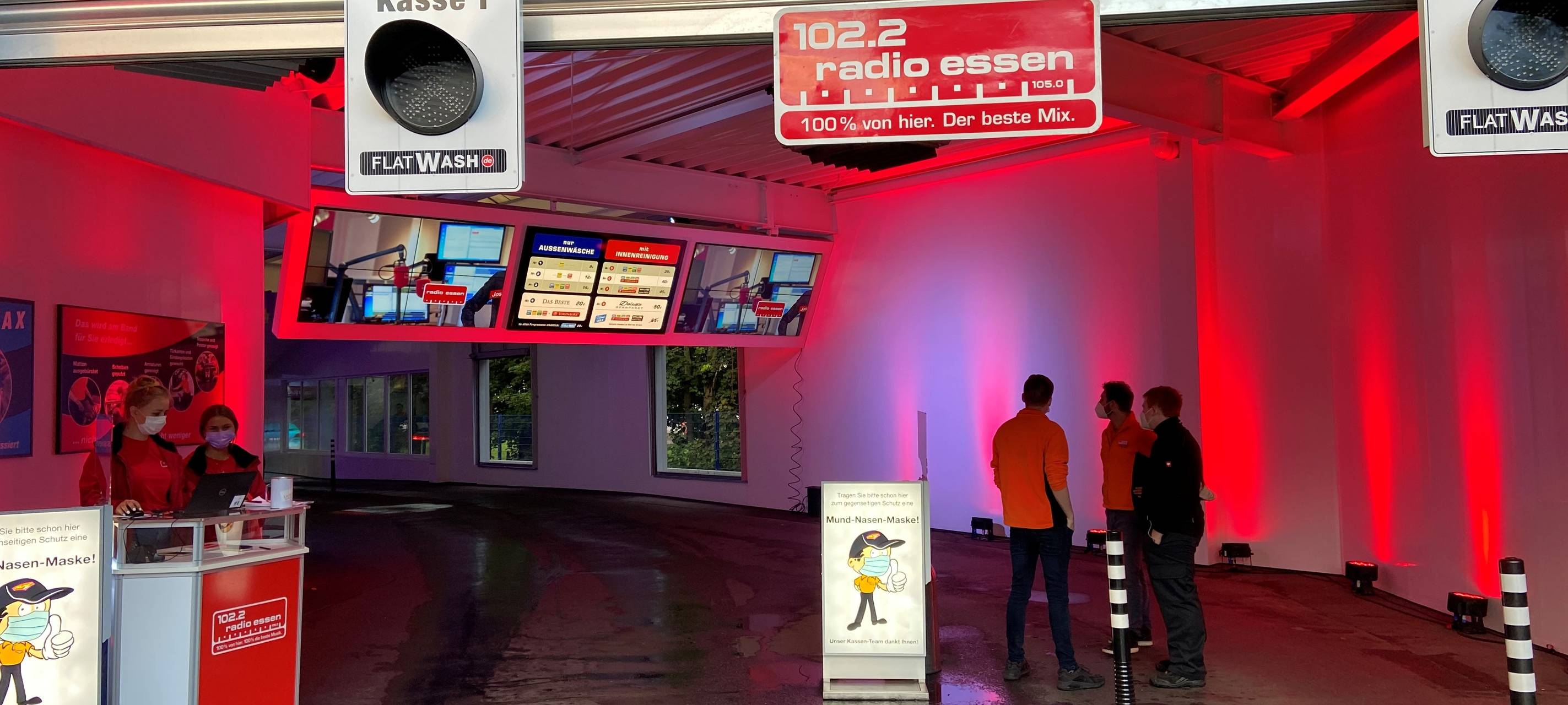 So sieht die Waschstra´ße in Altenessen von innen aus