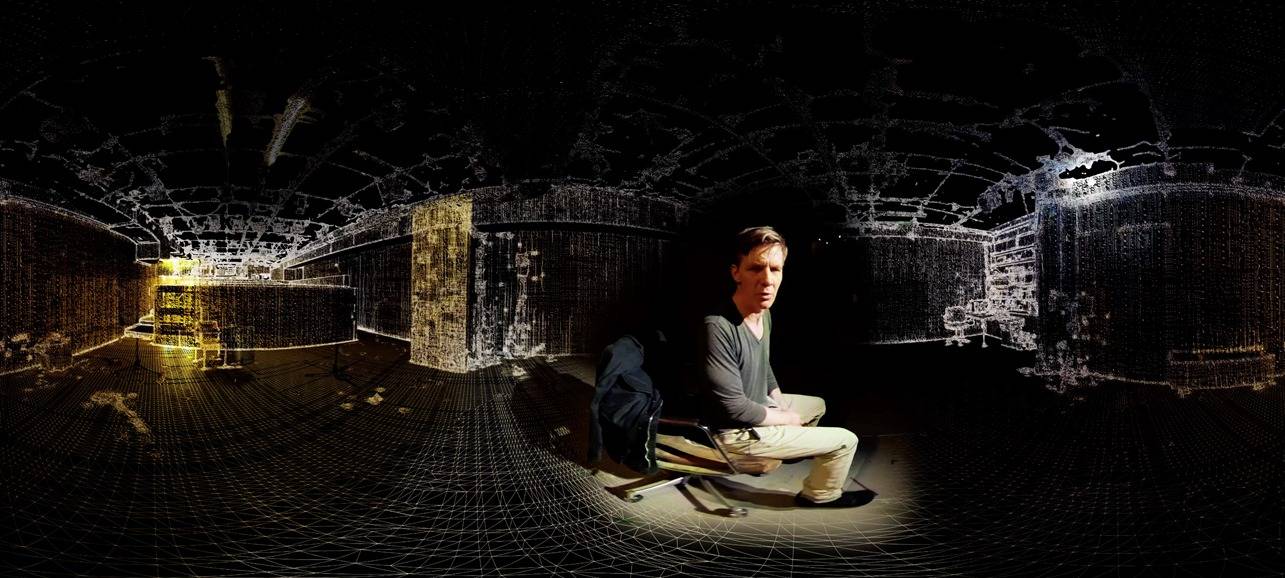 Ausschnitt aus virtuellem Stück Der Reichsbürger in Essen