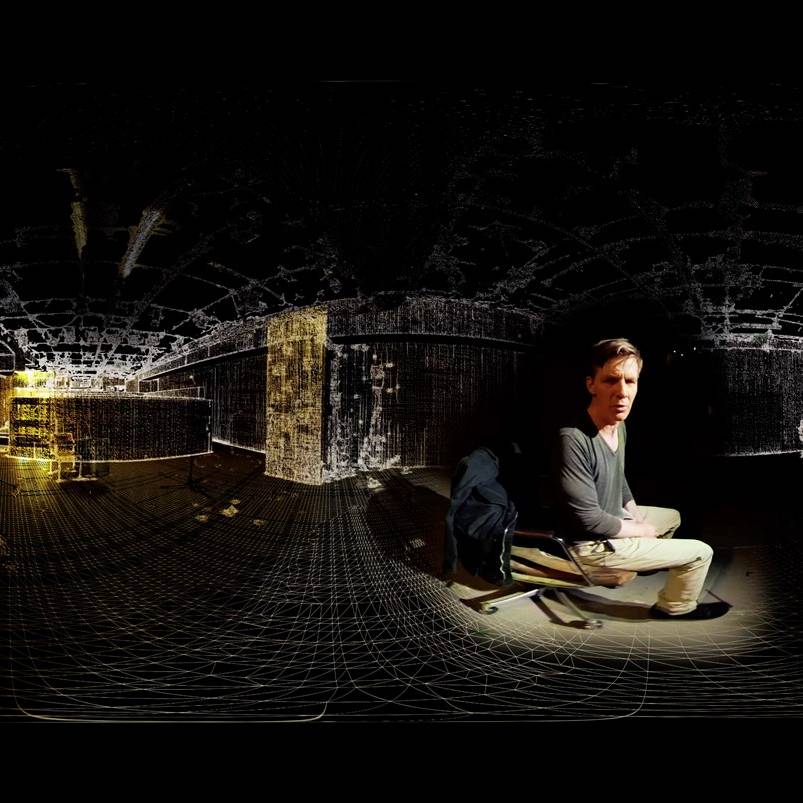 Ausschnitt aus virtuellem Stück Der Reichsbürger in Essen