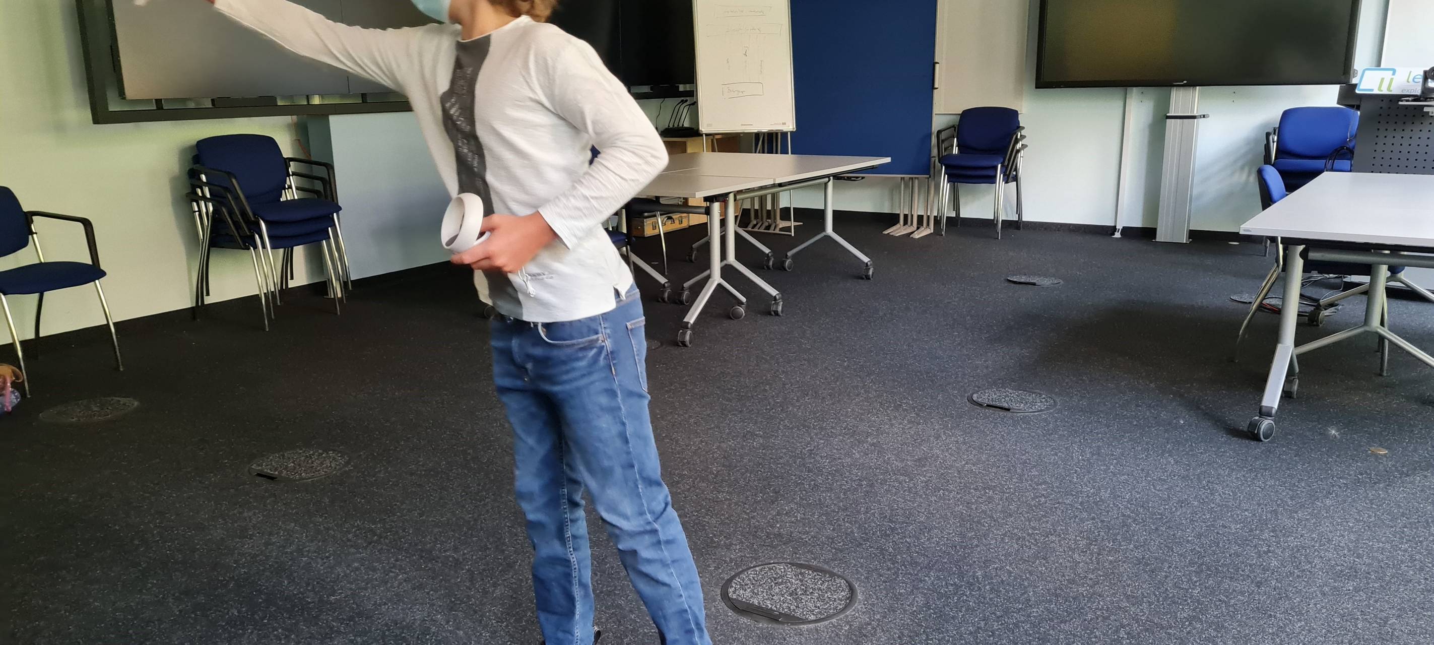 VR-Projekt an Uni Essen Schüler Till