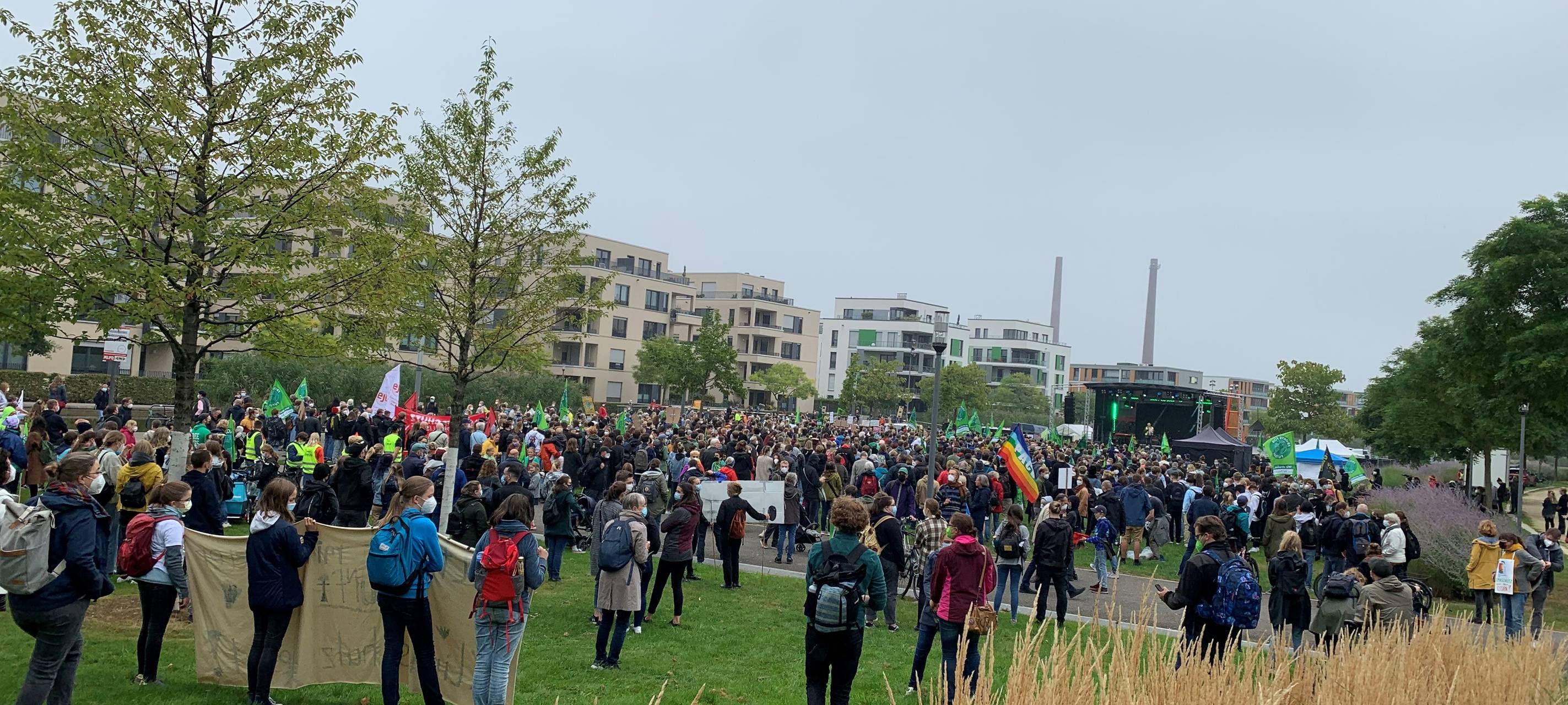 Fridays for Future streikt in Essen kurz vor der Bundestagswahl für das Klima.