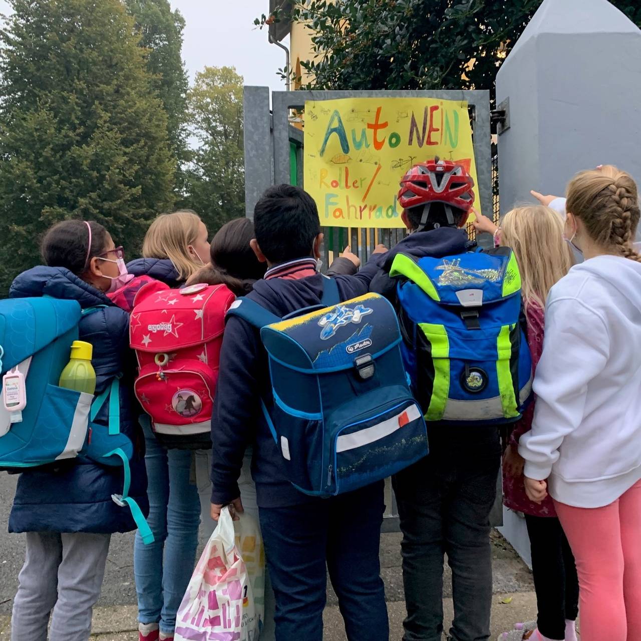 Walking Day an der Schule Am Krausen Bäumchen in Essen