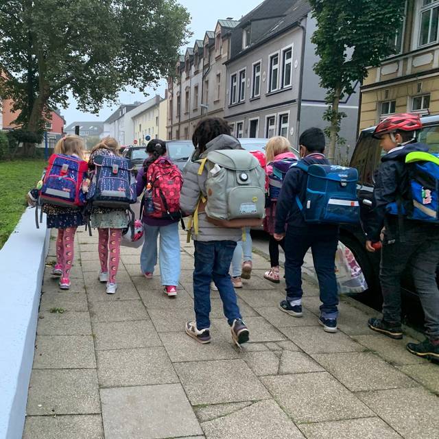 Walking Day an der Schule Am Krausen Bäumchen in Essen