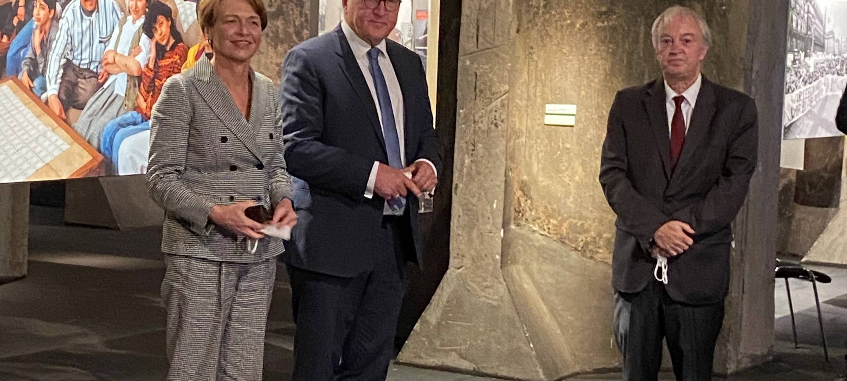 Sehr berührend - Bundespräsident in Essen beeindruckt