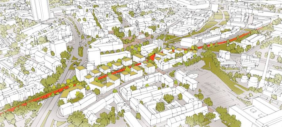 Radschnellweg in Essen: Neuer Plan für RS1
