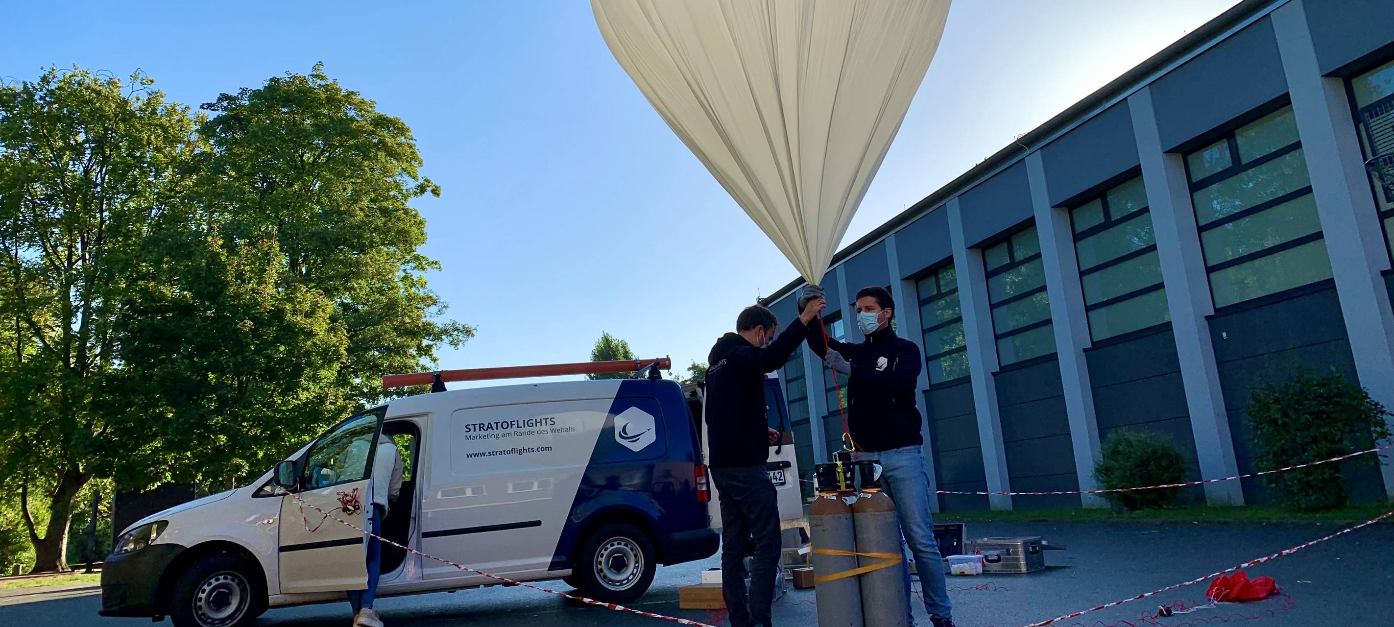 Schulprojekt in Essen steigt mit Ballon in die Stratosphäre