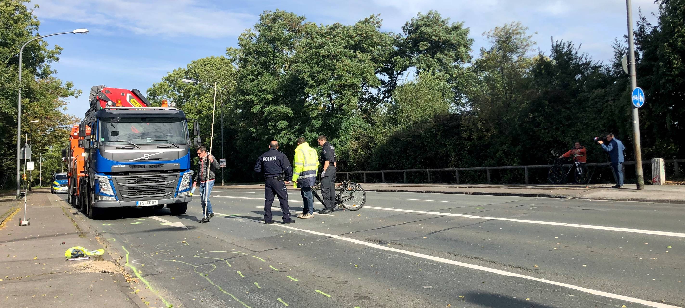 Essen: Polizei stellt tödlichen Unfall aufwendig nach