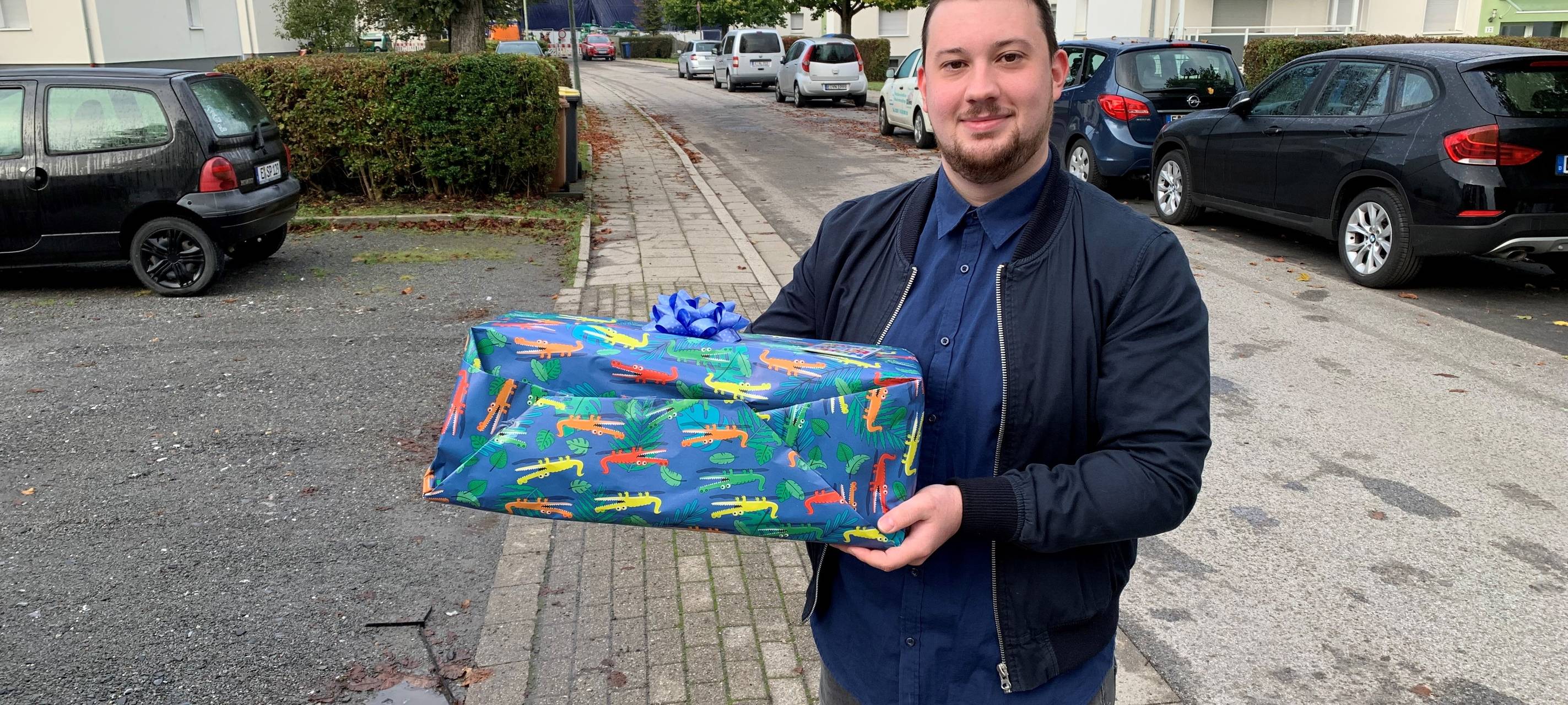 Entschärfung Essen: Philip aus Stoppenberg verbringt den Tag bei seinem Neffen, der hat Geburtstag.