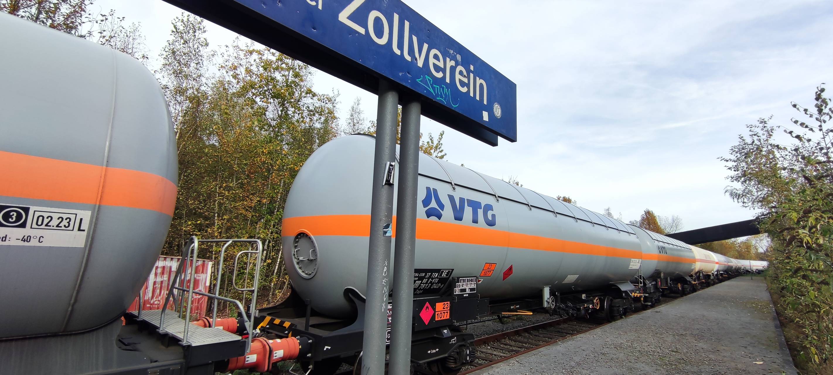 Sorge in Essen: Gefährliche Flüssiggas-Waggons auf Zollverein?