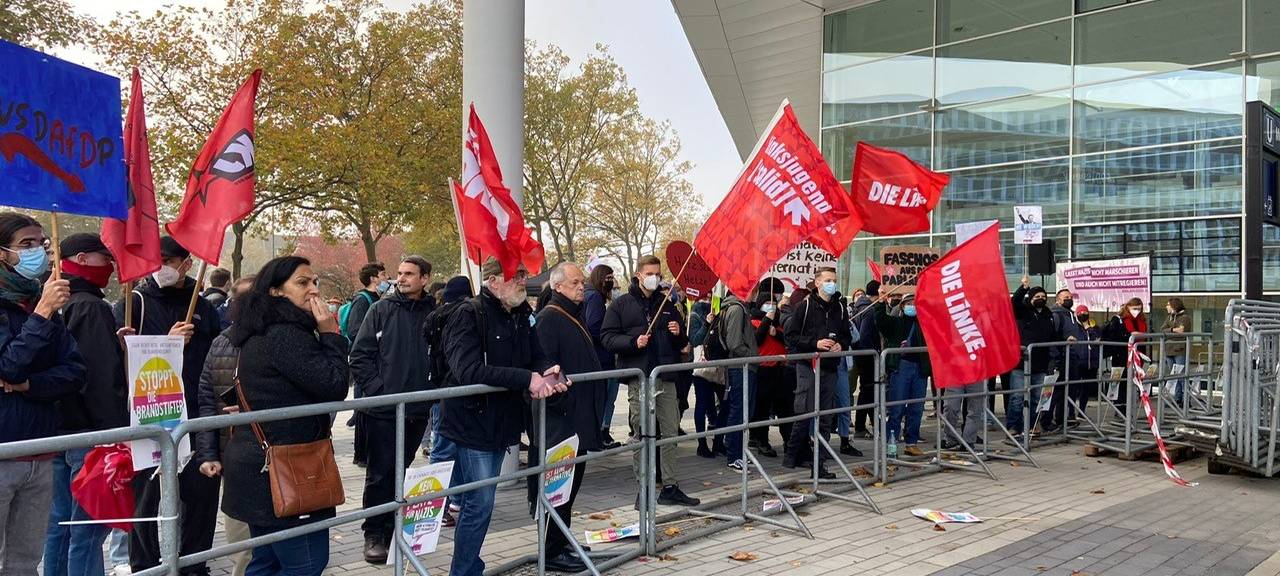 Essen: AfD-Parteitag in der Grugahalle - Wahlen und Proteste