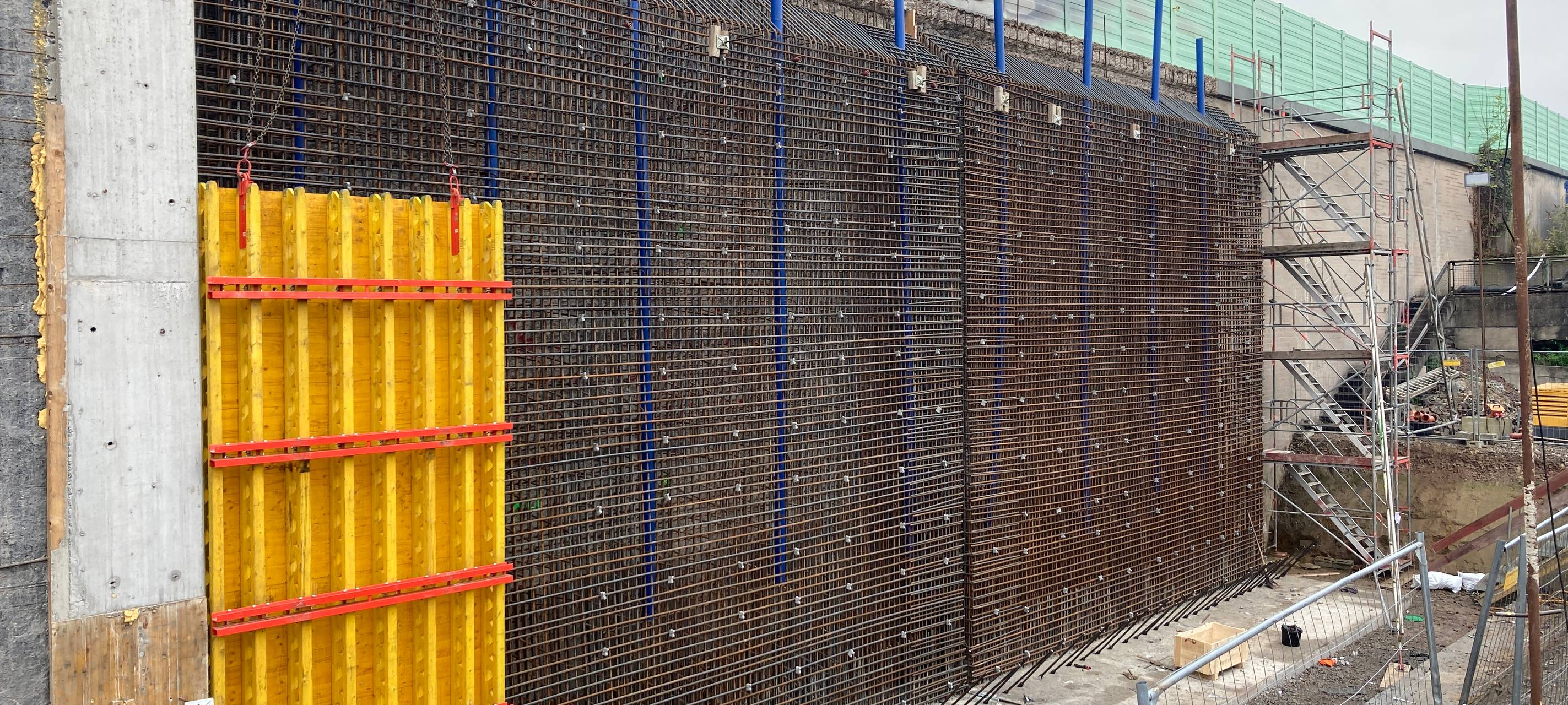 Stützwand an A40 in Bochum wird erneuert