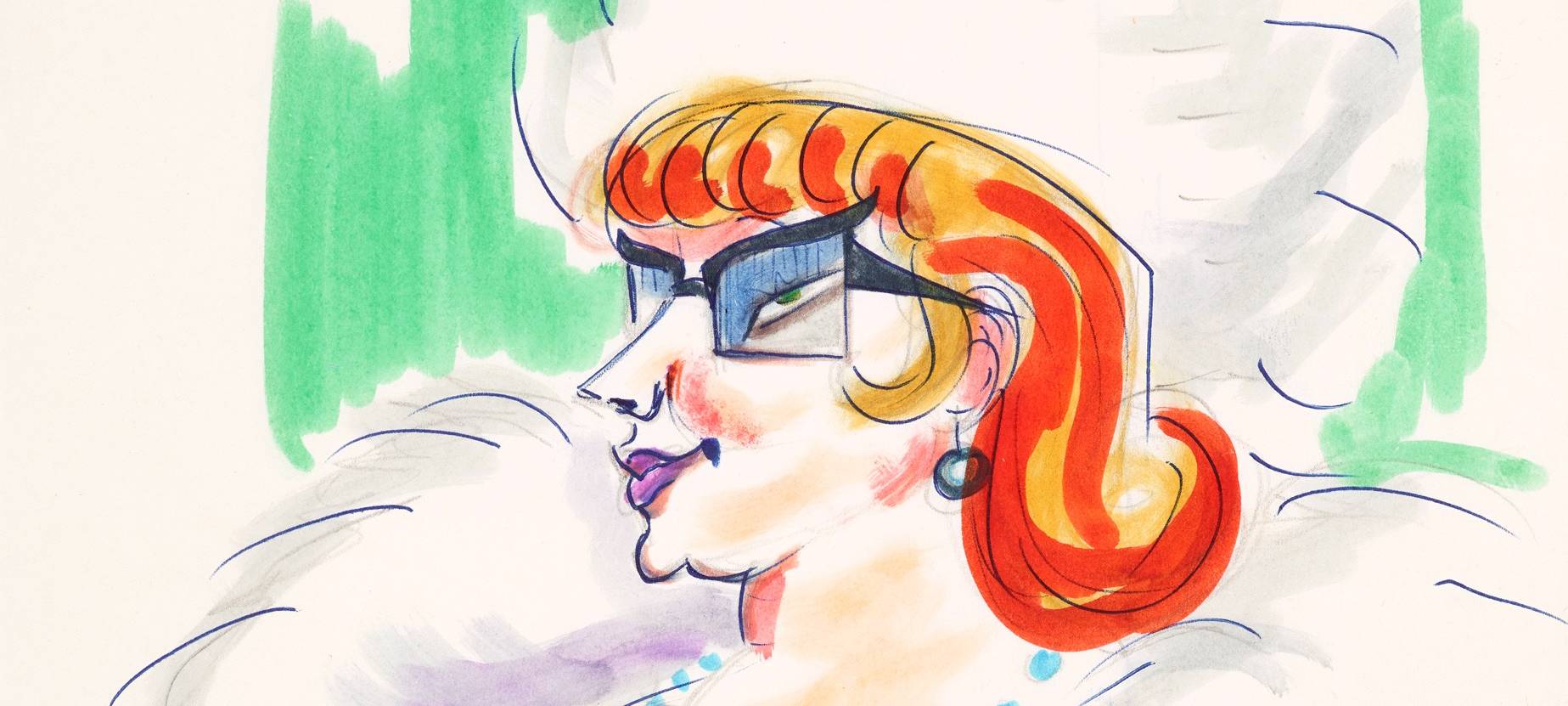 Das Bild "Frau Carla" war eine Vorlage zum Film "Achteinhalb". Er gewann später den Oscar.