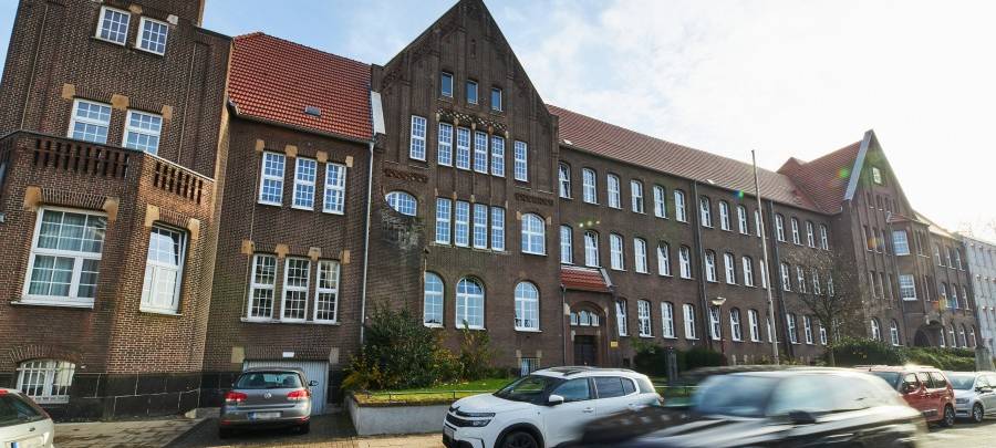 Das Leibniz-Gymnasiumin in der Stankeitstraße in Altenessen.