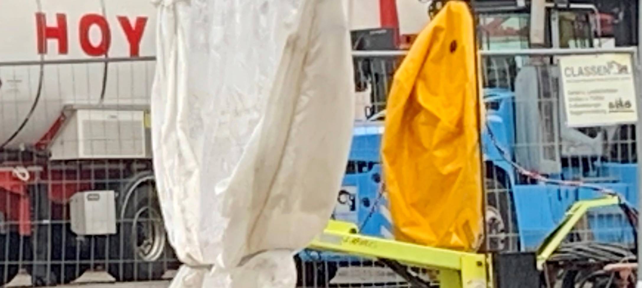 Essen: Hochwasser-Krater wird repariert