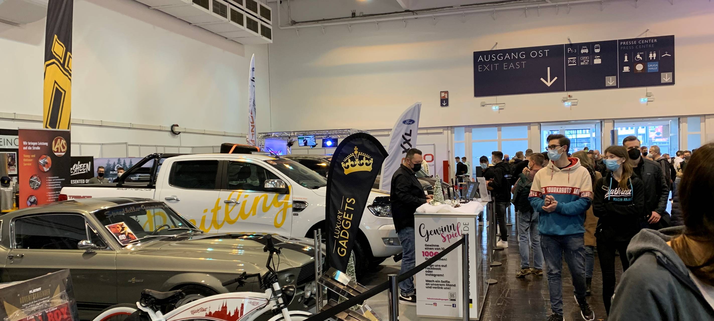 Messe Essen: Motor Show 2021 startet - mit Corona-Bedingungen