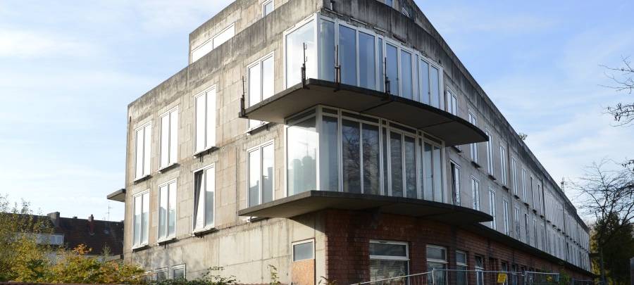 Die Bauruine am Altenessener Bahnhof