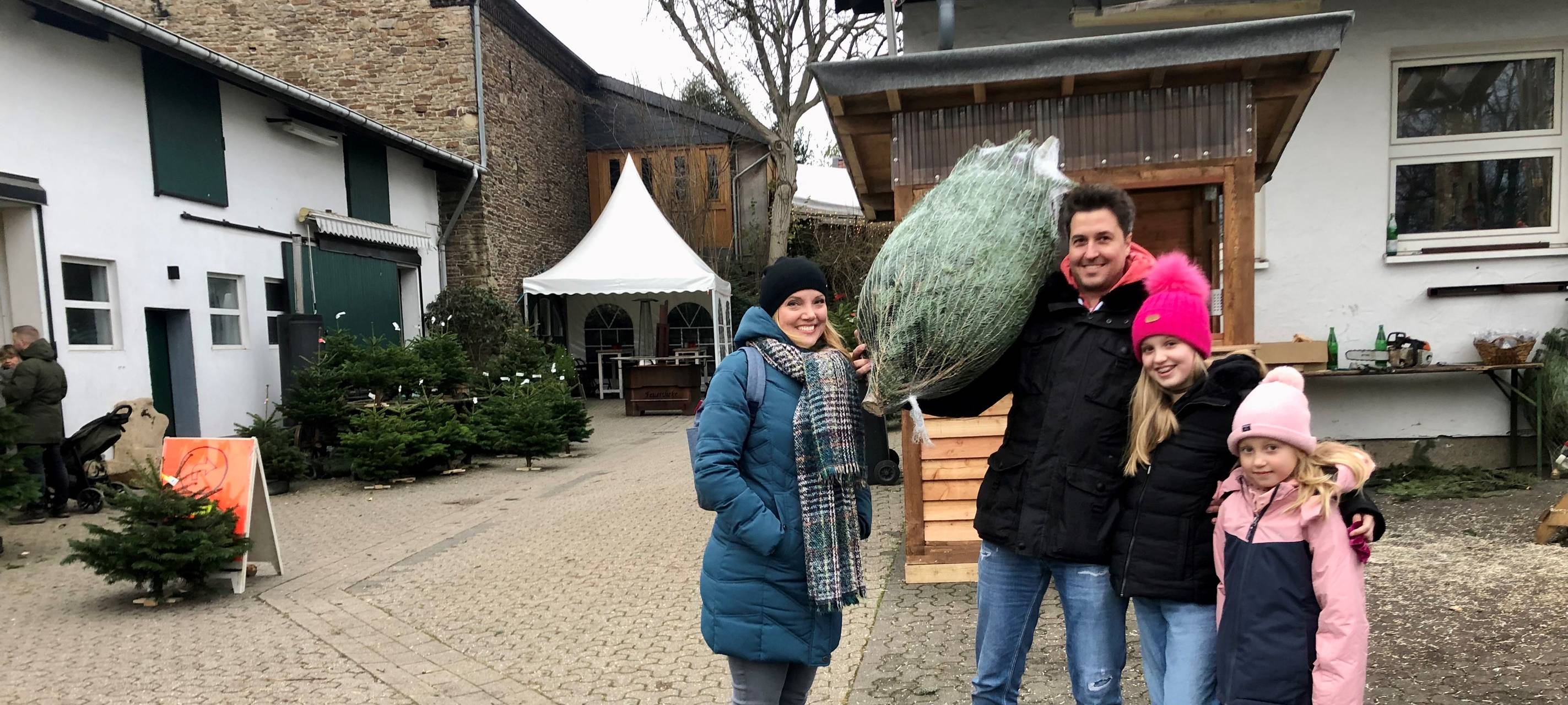 Weihnachten in Essen: Tannenbäume selber sägen