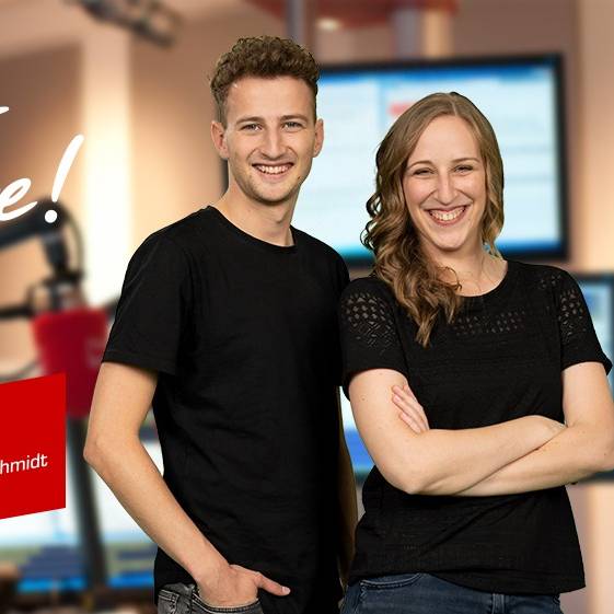 Die neue Doppelmoderation in der Radio Essen-Frühschicht: Joshua Windelschmidt und Larissa Schmitz
