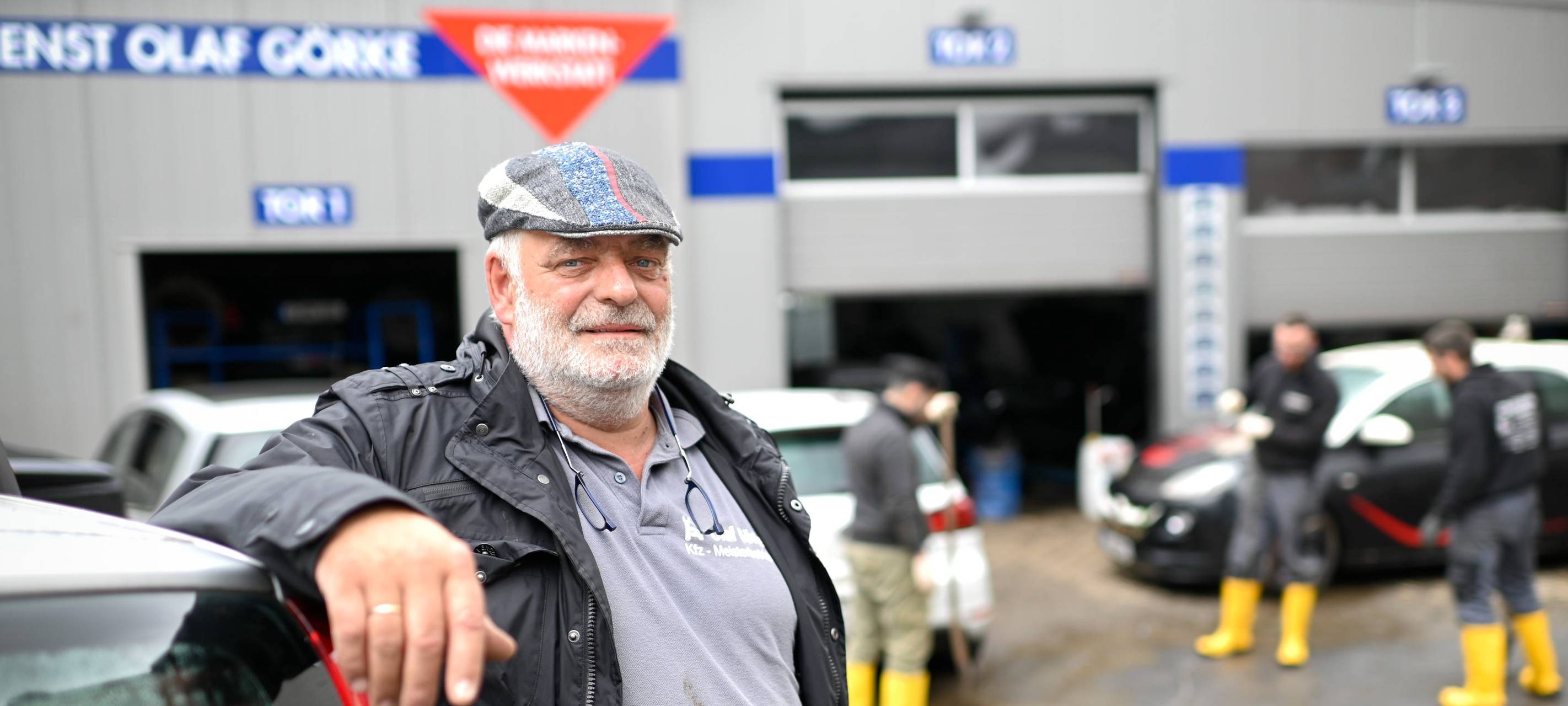 KFZ-Betrieb von Olaf Görke in Essen-Kupferdreh nach Hochwasser am Deilbach-radio-essen