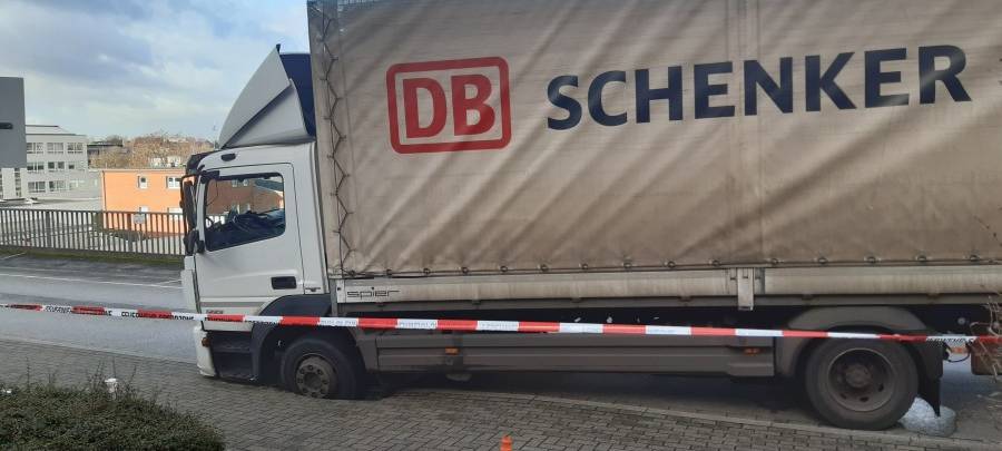 Tagesbruch in der Kruppstraße in Essen-Holsterhausen