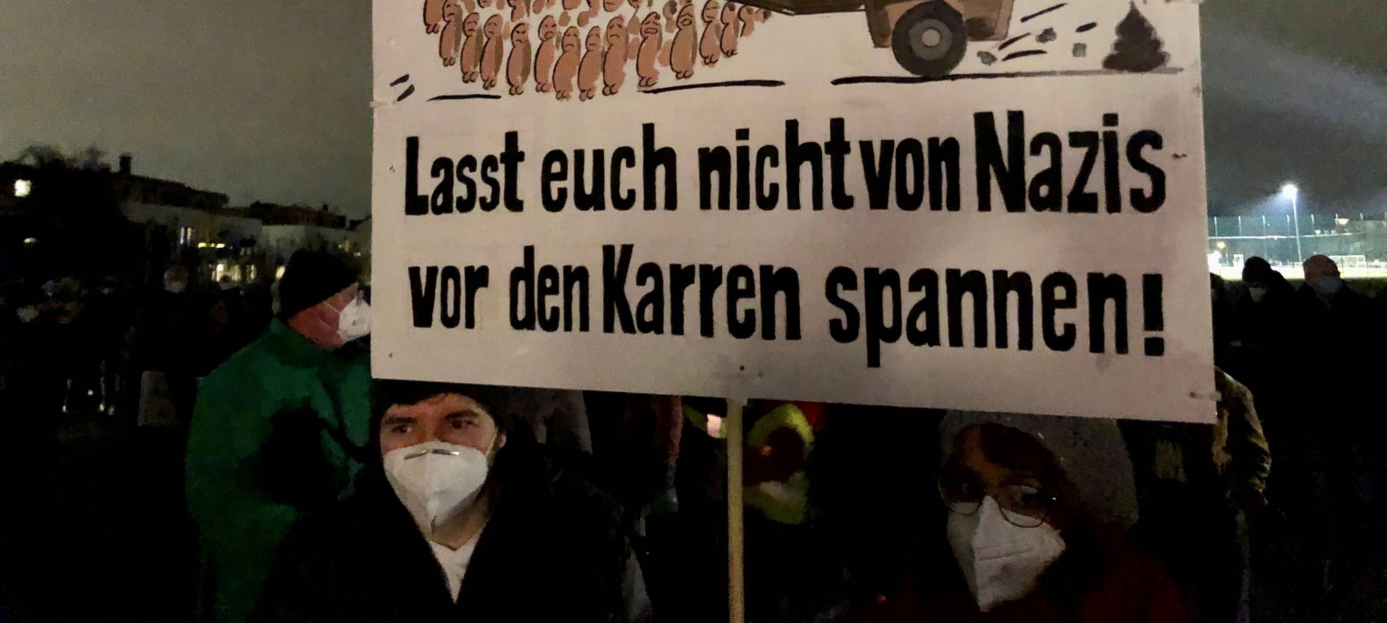 Essen: Demo gegen Corona-Leugner