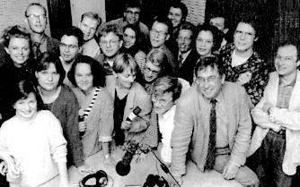 Das Radio Essen-Team von 1992 mit Chefredakteur Bernd Drescher, vorne rechts im Bild.