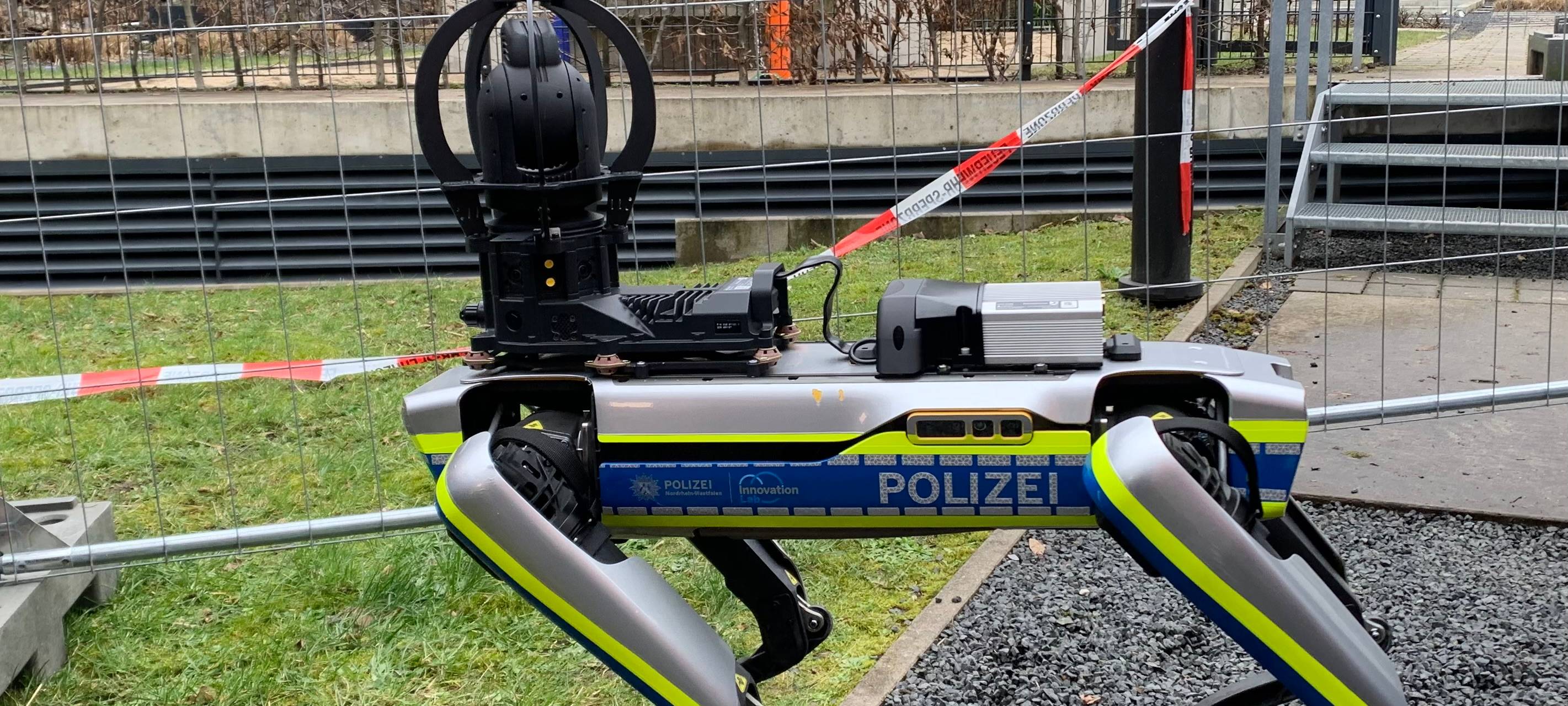 Polizei Essen setzt neuartigen Roboter in Brandruine ein