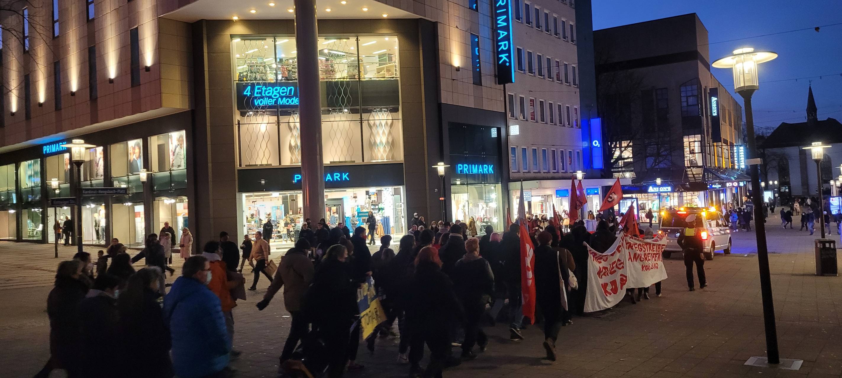 Kundgebungen in Essen für die Ukraine