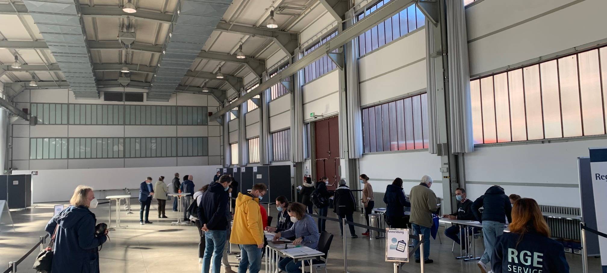 Essen: Erste große Novavax-Impfaktion