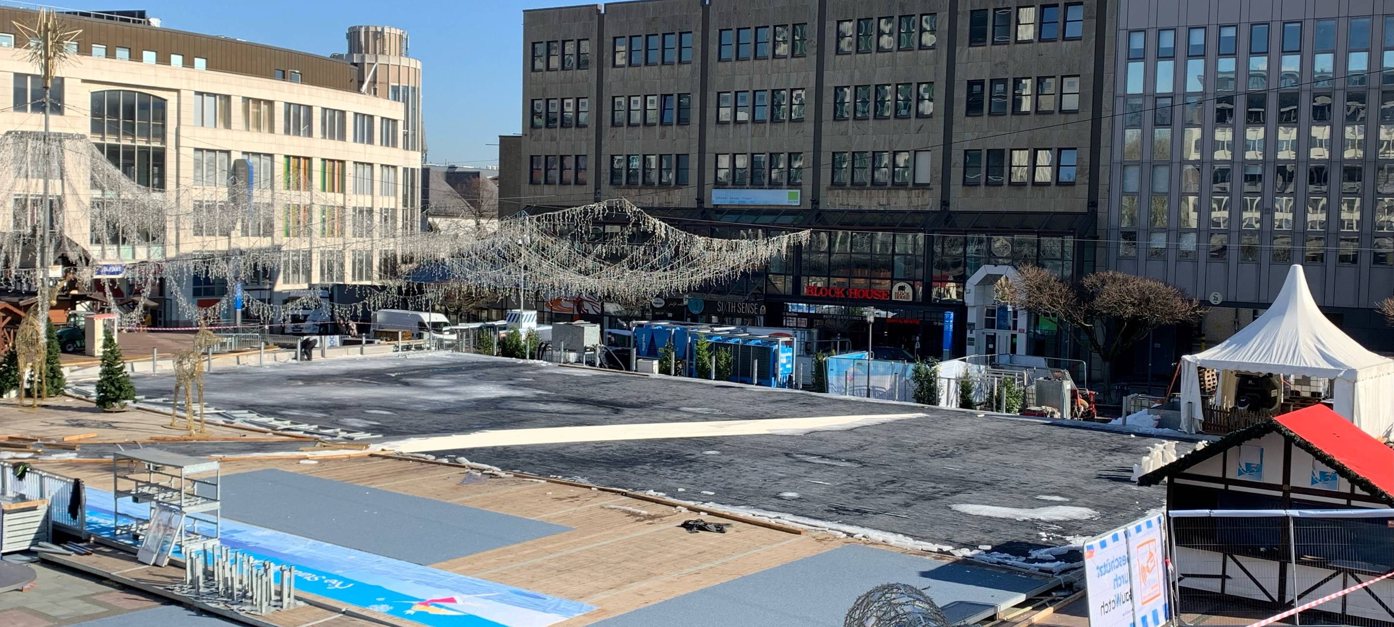 Essen On Ice 2022 wird abgebaut