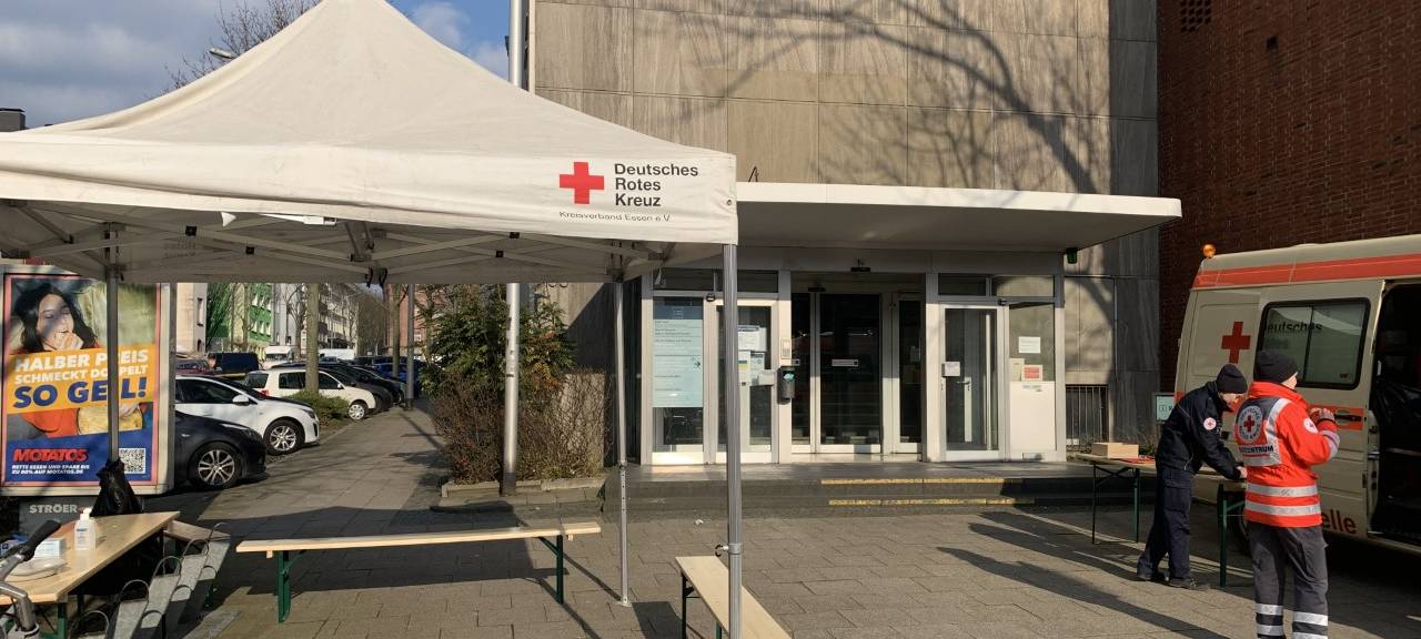 Ukraine-Flüchtlinge in Essen: Aufnahmestelle eröffnet