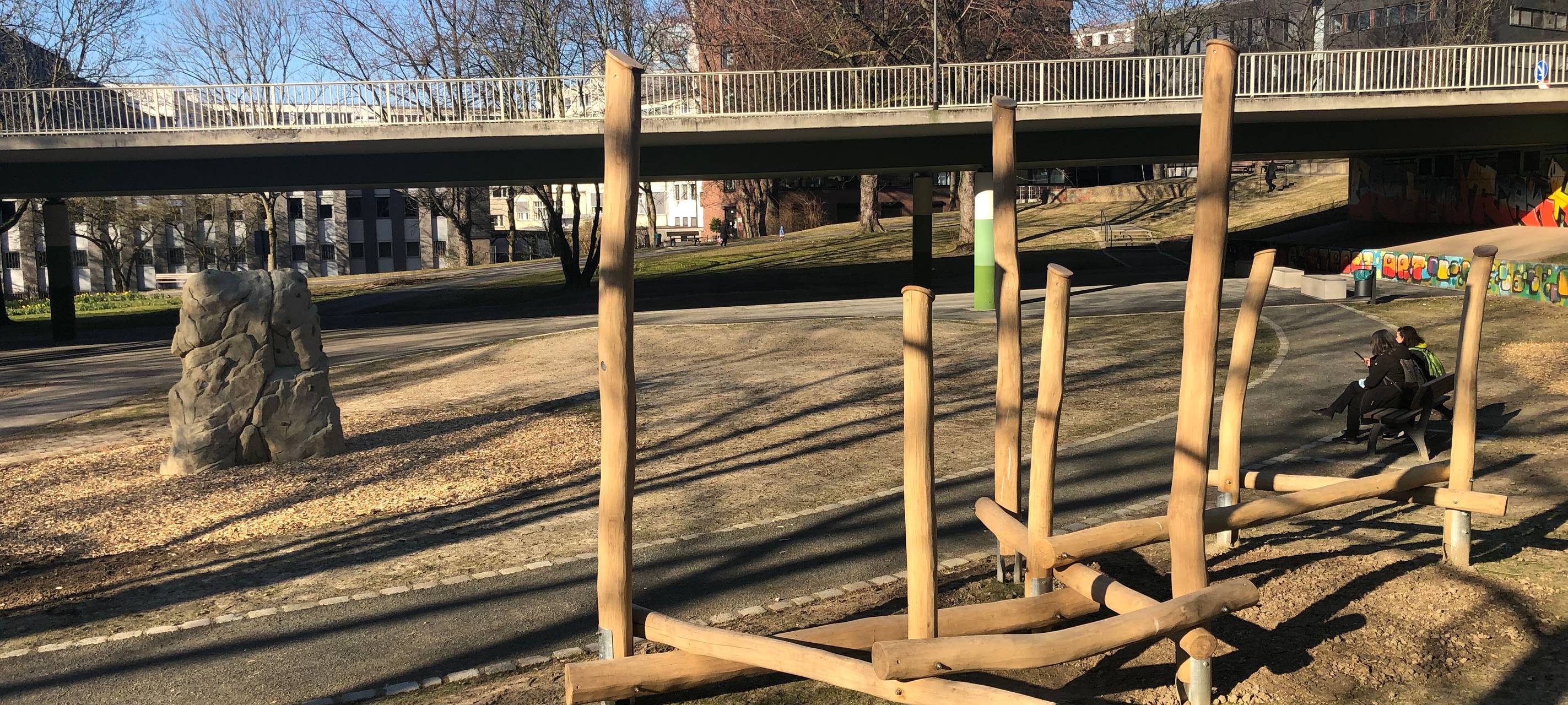 Waldthausenpark im Stadtkern von Essen