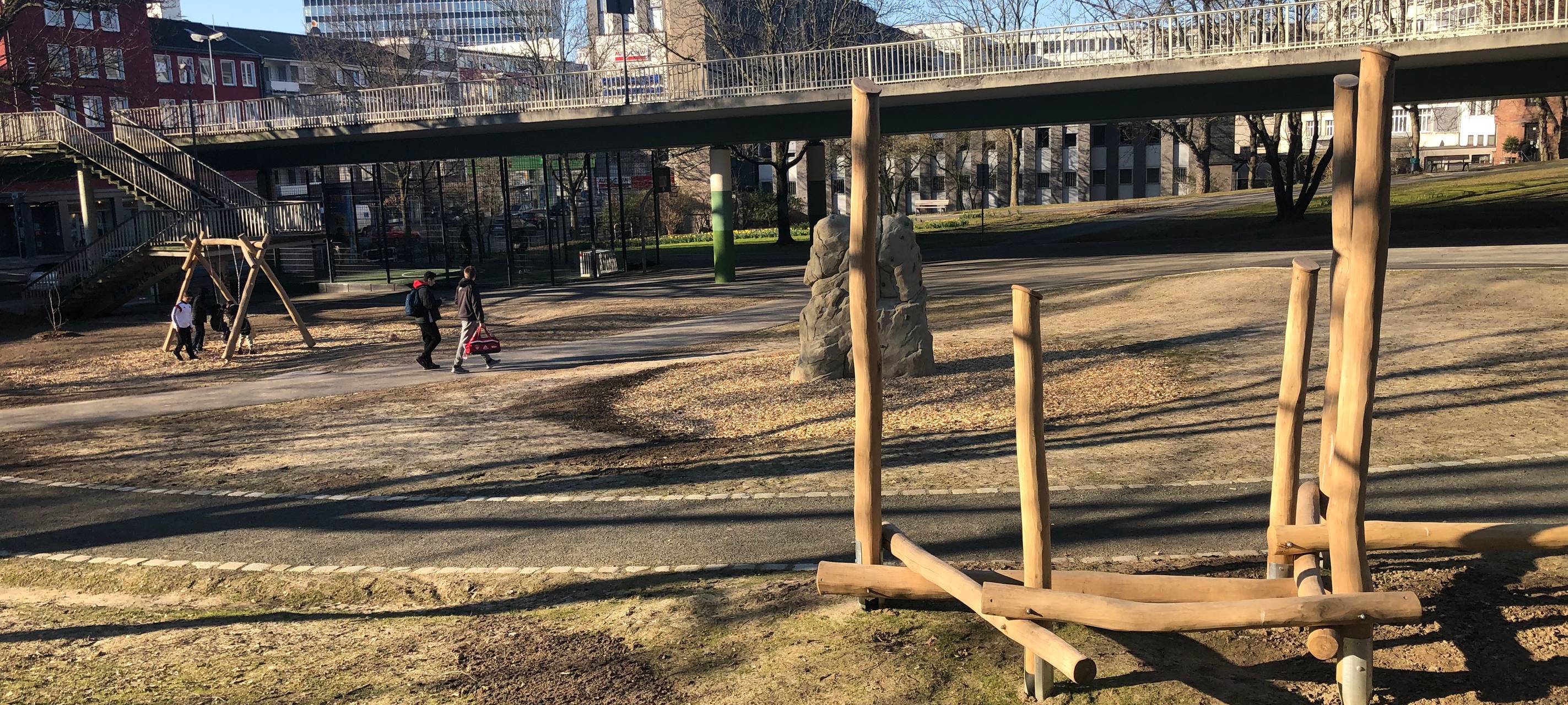 Waldthausenpark im Stadtkern von Essen