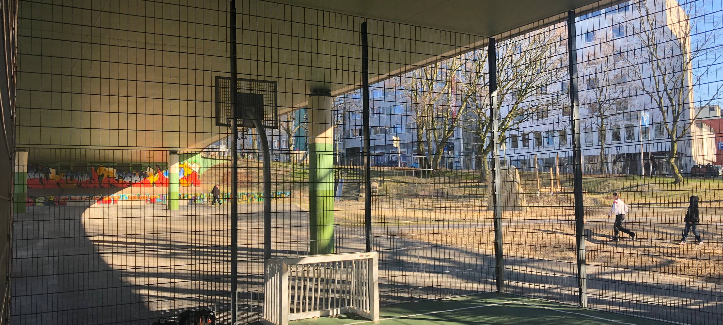 Waldthausenpark im Stadtkern von Essen