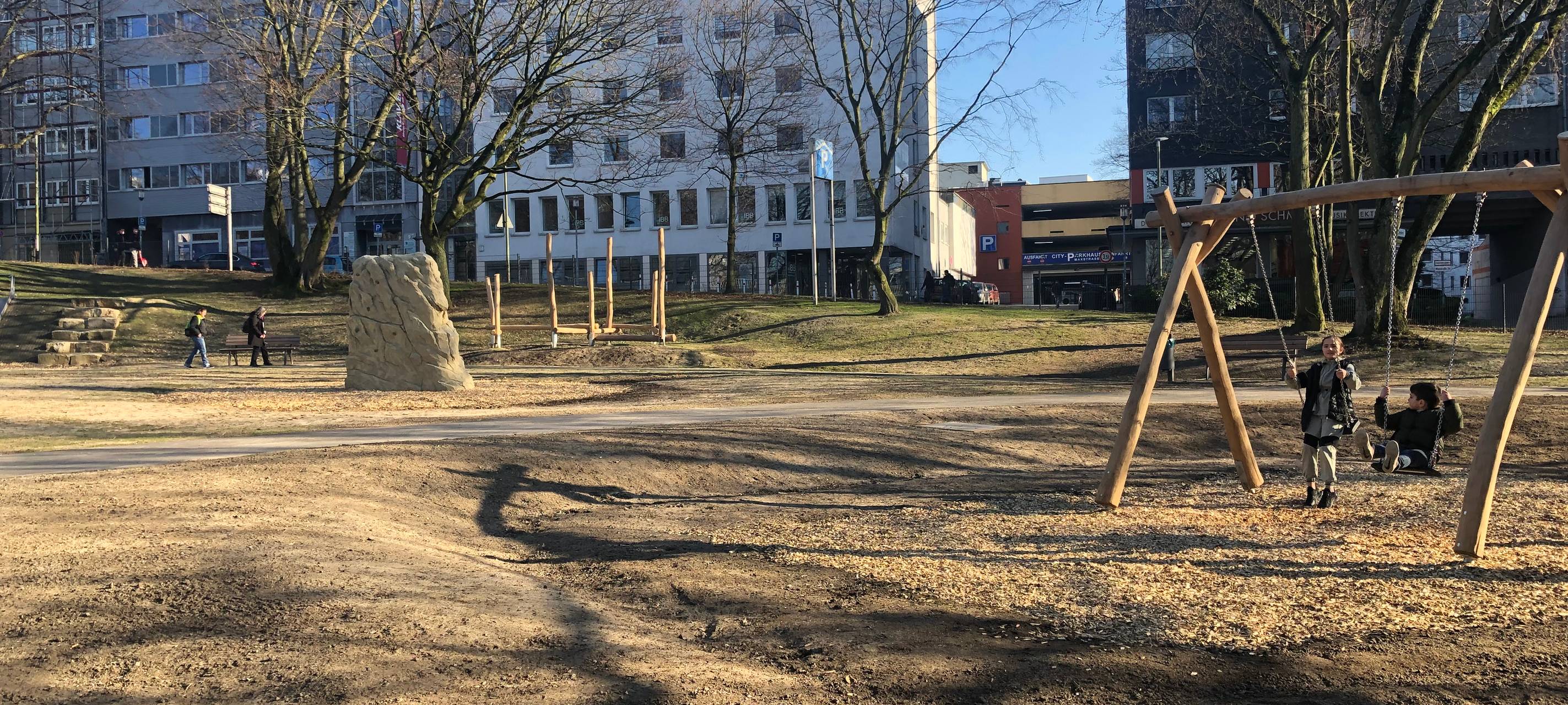 Waldthausenpark im Stadtkern von Essen