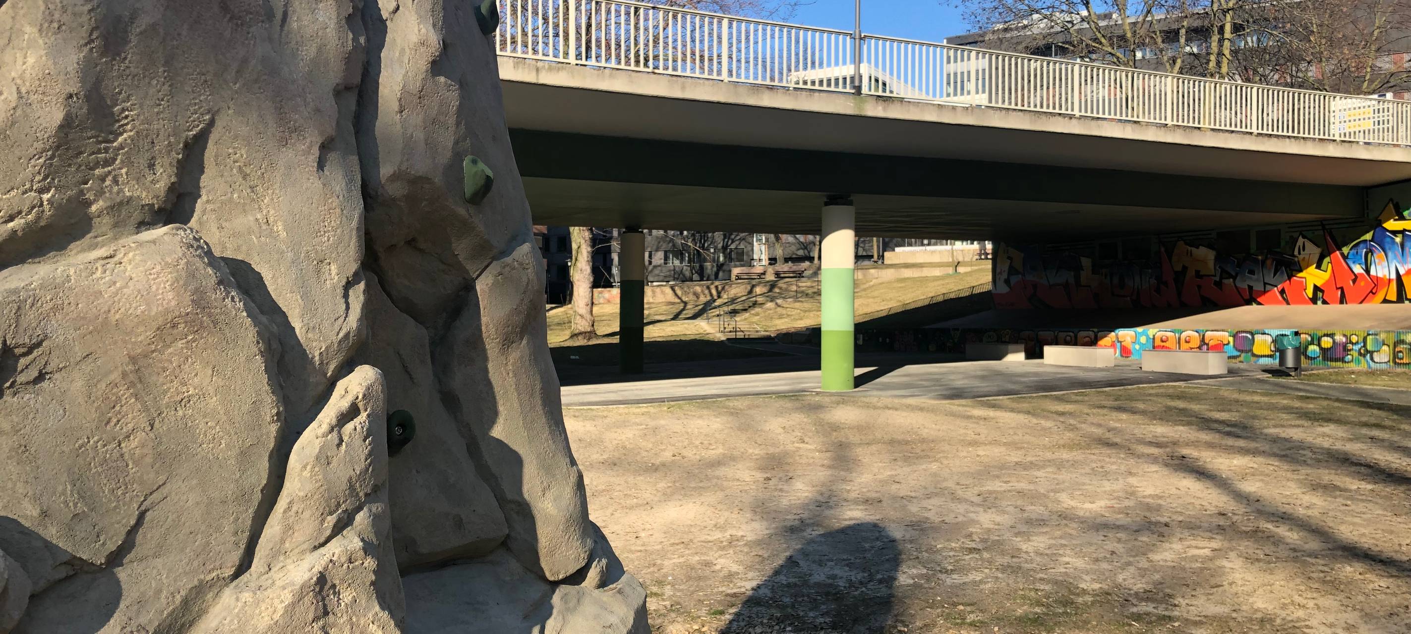 Waldthausenpark im Stadtkern von Essen