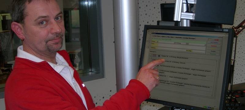 Erster Radio Essen-Verkehrsmelder Bernd Rawalski aus Kray