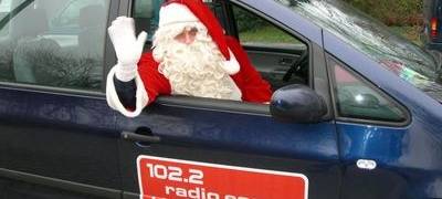 Radio Essen unterwegs mit dem Weihnachtsmann