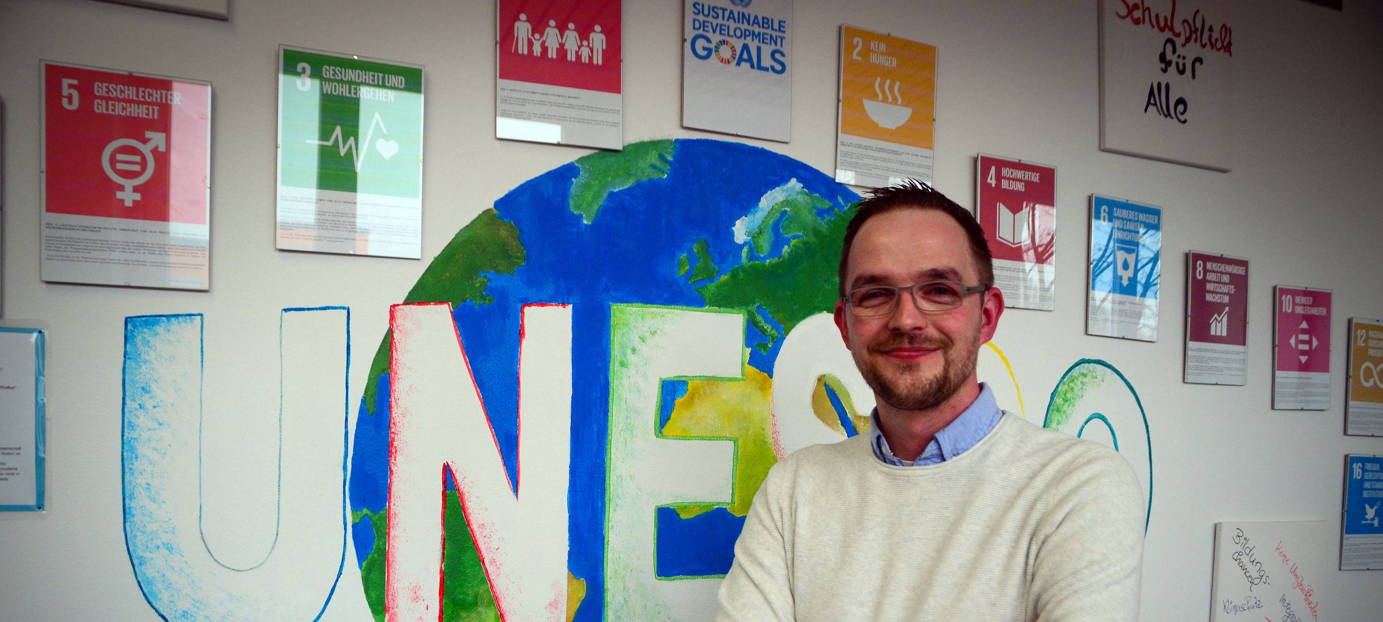 Tobias Kammer, Lehrer der Unesco-Schule in Essen-Südostviertel