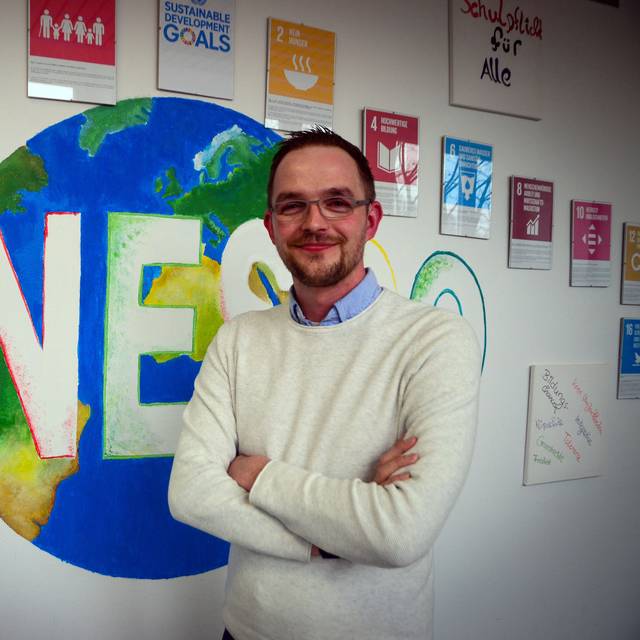 Tobias Kammer, Lehrer der Unesco-Schule in Essen-Südostviertel