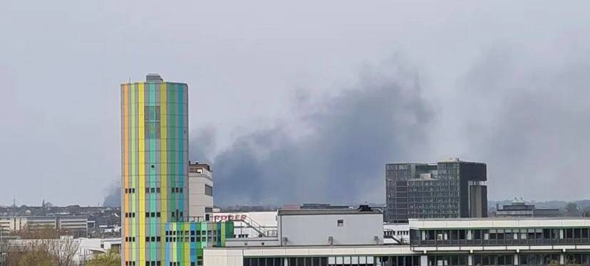 Rauchwolke über Essen