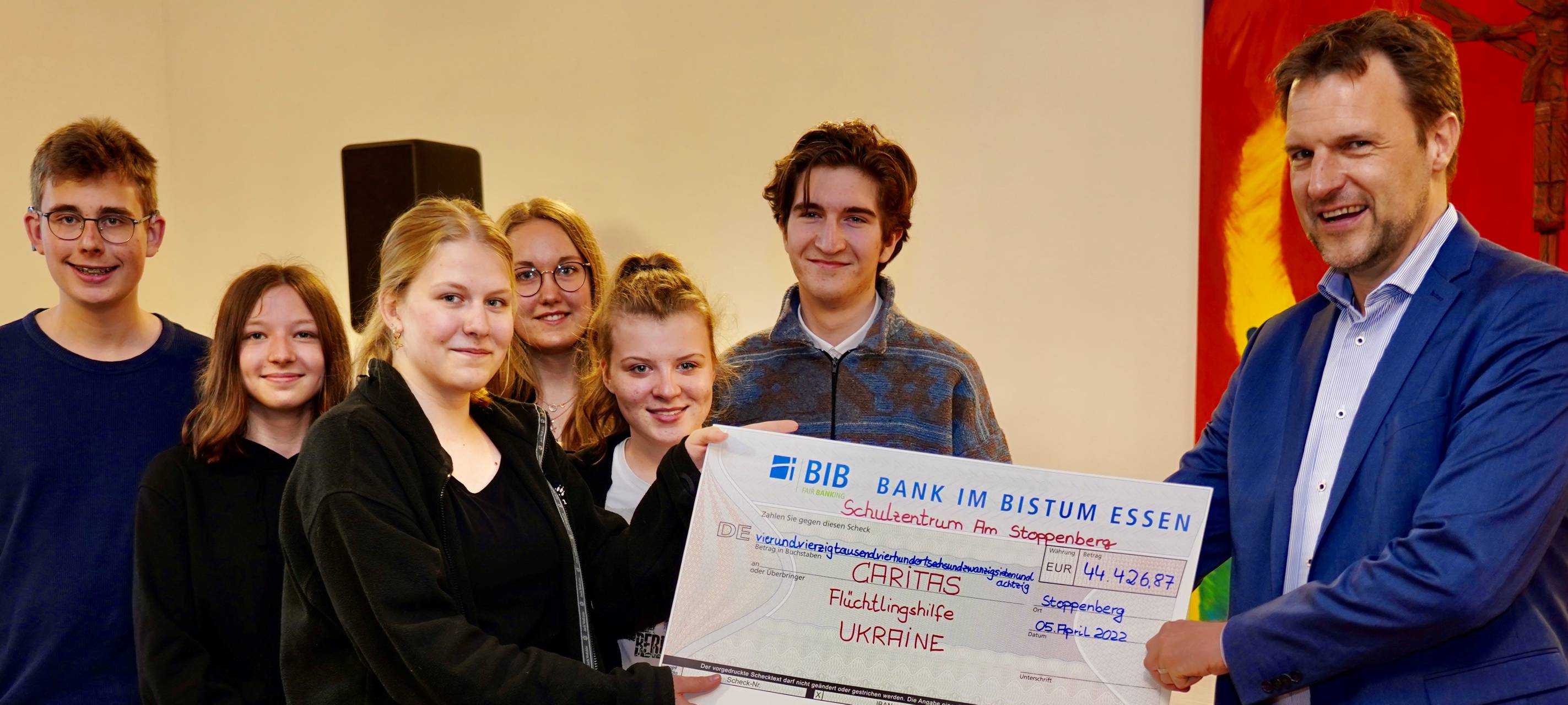 Beim Spendenlauf des Schulzentrums Stoppenberg sind fast 45.000 Euro zusammengekommen.