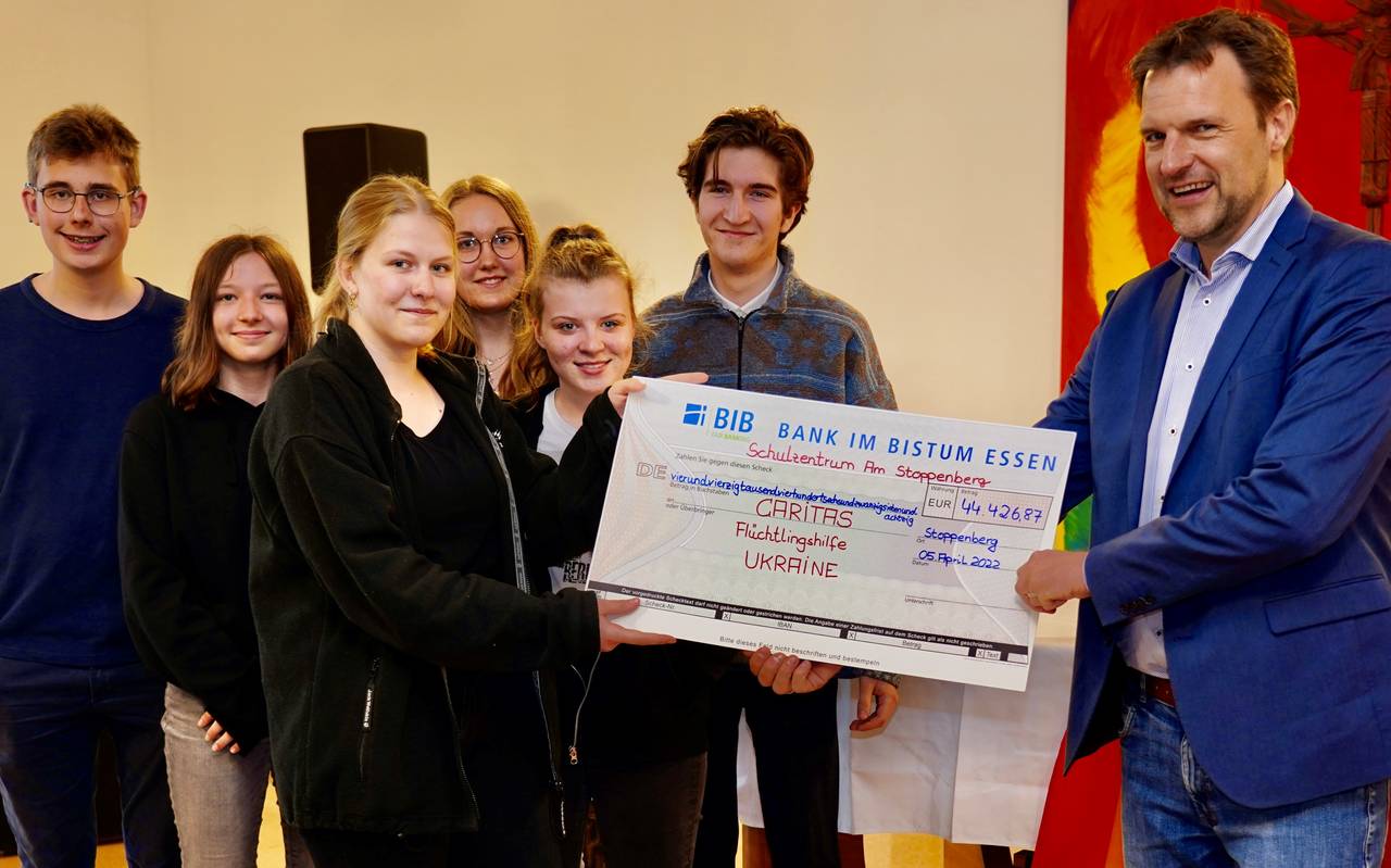 Beim Spendenlauf des Schulzentrums Stoppenberg sind fast 45.000 Euro zusammengekommen. 