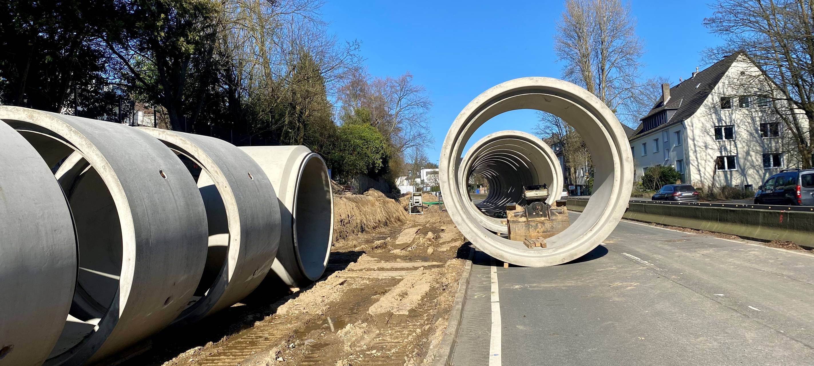 Großbaustelle in Essen - Achtung Autofahrer!