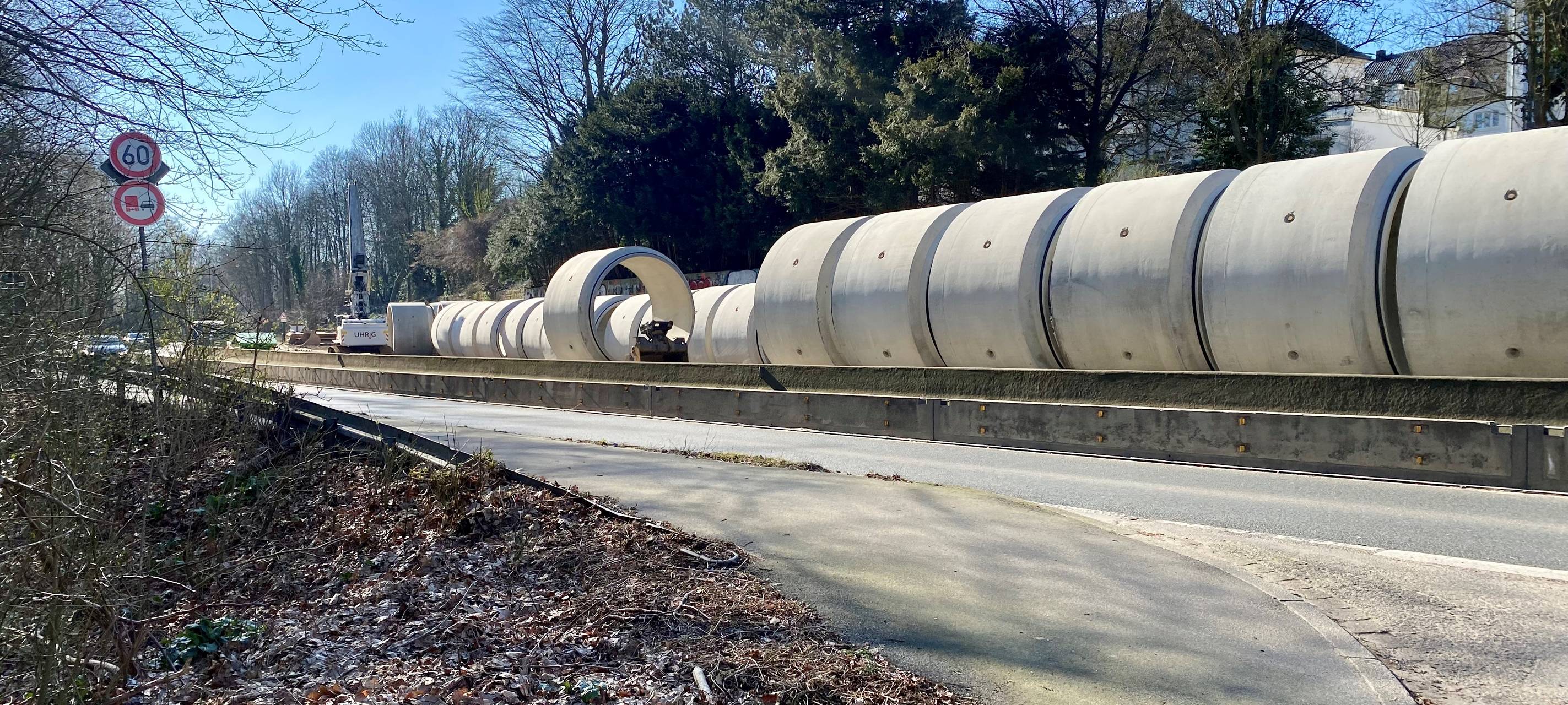Großbaustelle in Essen - Achtung Autofahrer!
