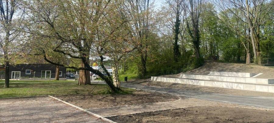 Grünanlage Elisenplatz in Essen-Ostviertel (2022)