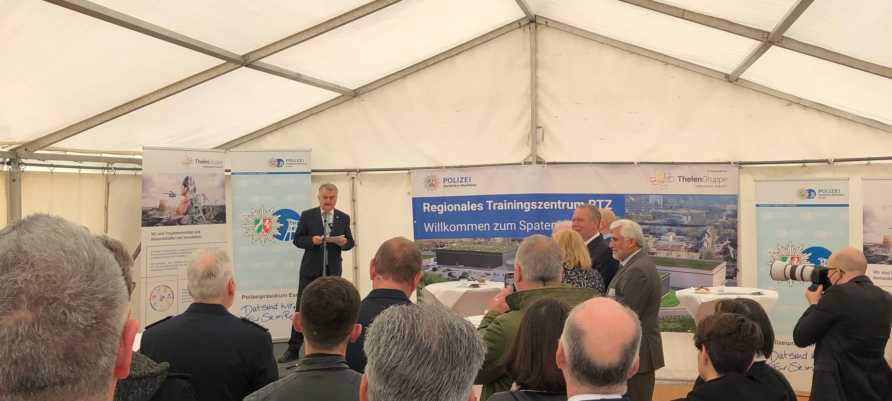 Polizei Essen: Spatenstich für hochmodernes Trainingszentrum