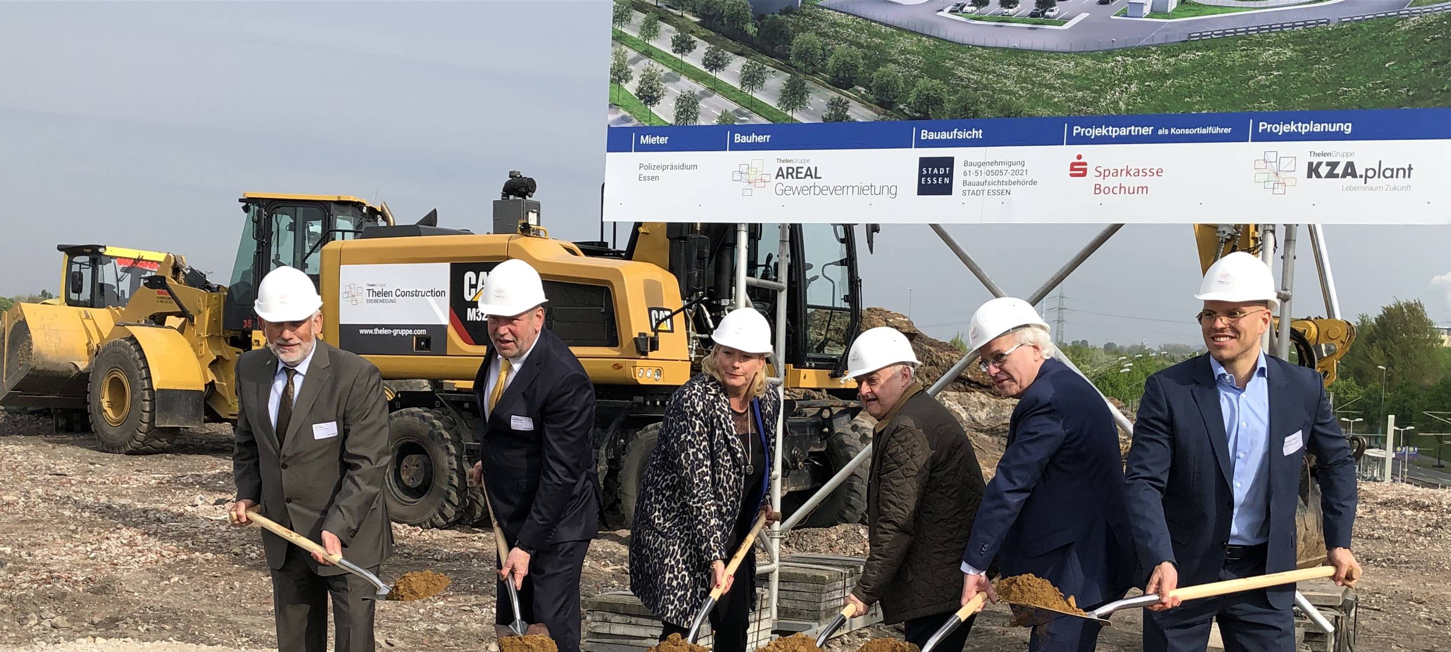 Polizei Essen: Spatenstich für hochmodernes Trainingszentrum